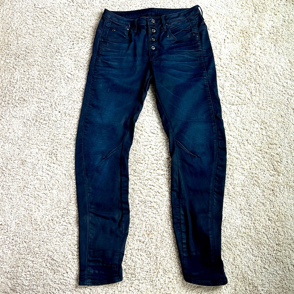 G-Star Raw Arc 3D Boyfriend Jeans Size 27W, 32L